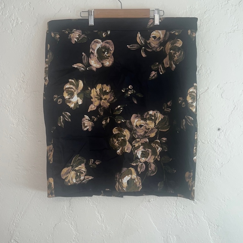 J crew floral pencil skirt